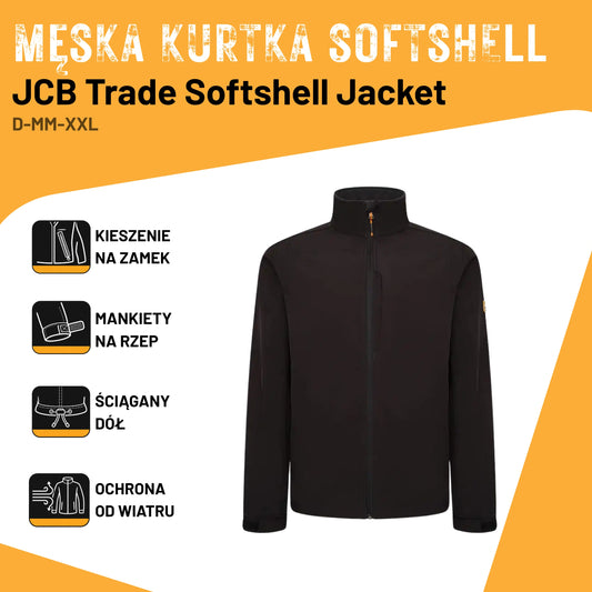 JCB Workwear Куртка софтшел робоча чорна