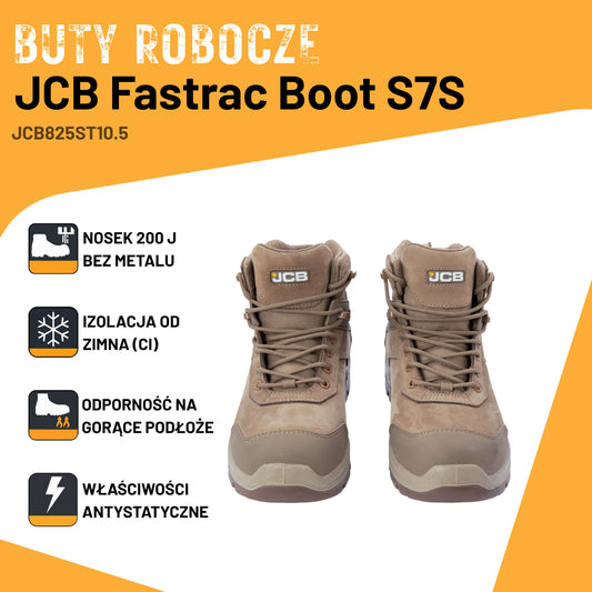 JCB Workwear Черевики робочі Fastrac S7S водонепроникні піщані