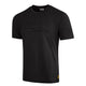 Koszulka robocza JCB T-shirt czarna z wypukłym logo JCB Workwear 3D, widok z przodu
