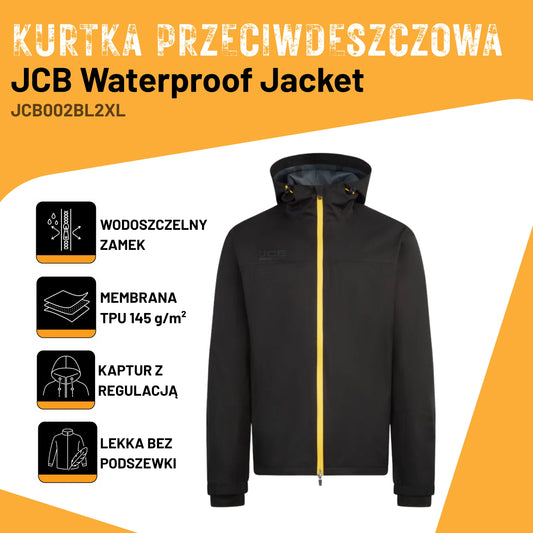 JCB Workwear Куртка від дощу водонепроникна чорна