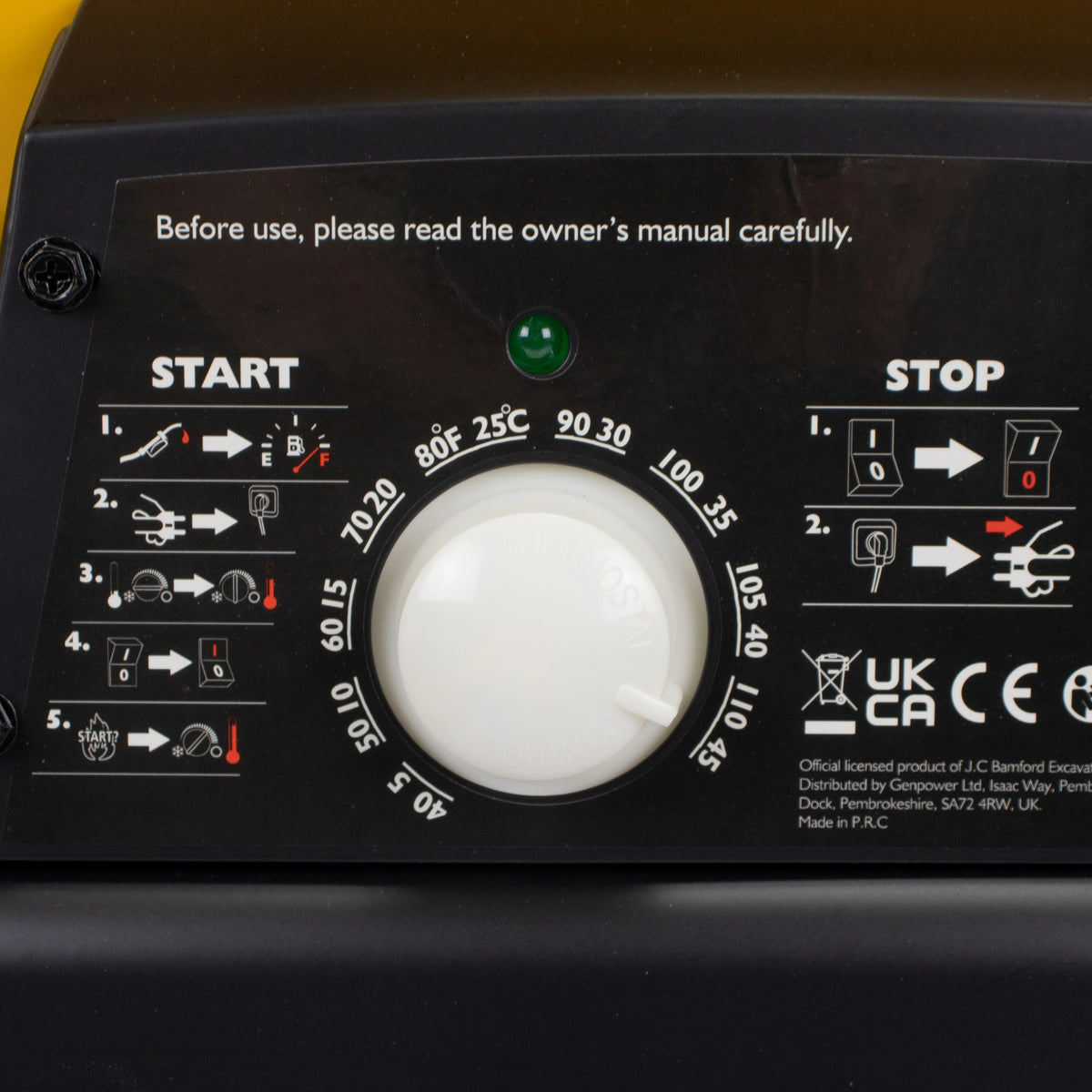 Nagrzewnica do garażu JCB 20kW – nagrzewnice olejowe