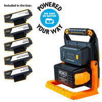 Lampy budowlane LED JCB 4500 lm – lampa ledowa budowlana