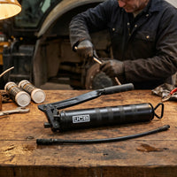 Smarownica ręczna JCB 992/11300 – uszczelniony zawór i adapter do smarownicy