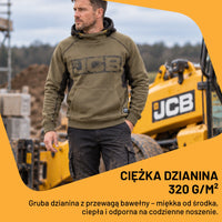 JCB Trade Худі з капюшоном Horton Hoodie оливкове