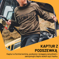 JCB Trade Худі з капюшоном Horton Hoodie оливкове