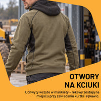 JCB Trade Худі з капюшоном Horton Hoodie оливкове