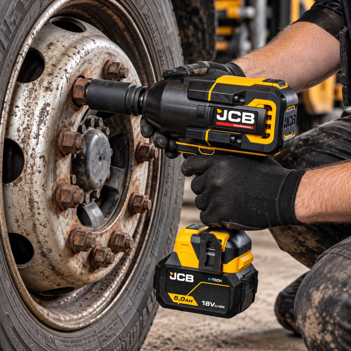 JCB Professional 18V Ударний Гайковерт 3/4" 2000 Н·м Безщітковий
