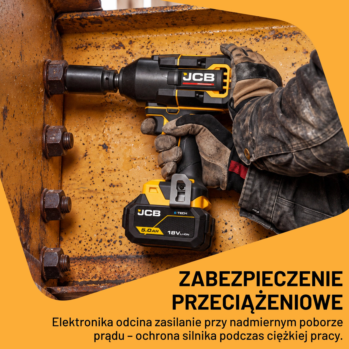 JCB Professional 18V Ударний Гайковерт 3/4" 2000 Н·м Безщітковий