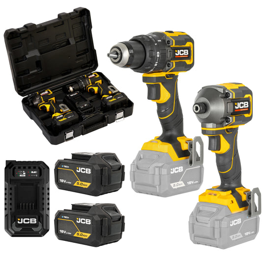 Wiertarko wkrętarka JCB 18PKIT-2 75Nm – wiertarka udarowa