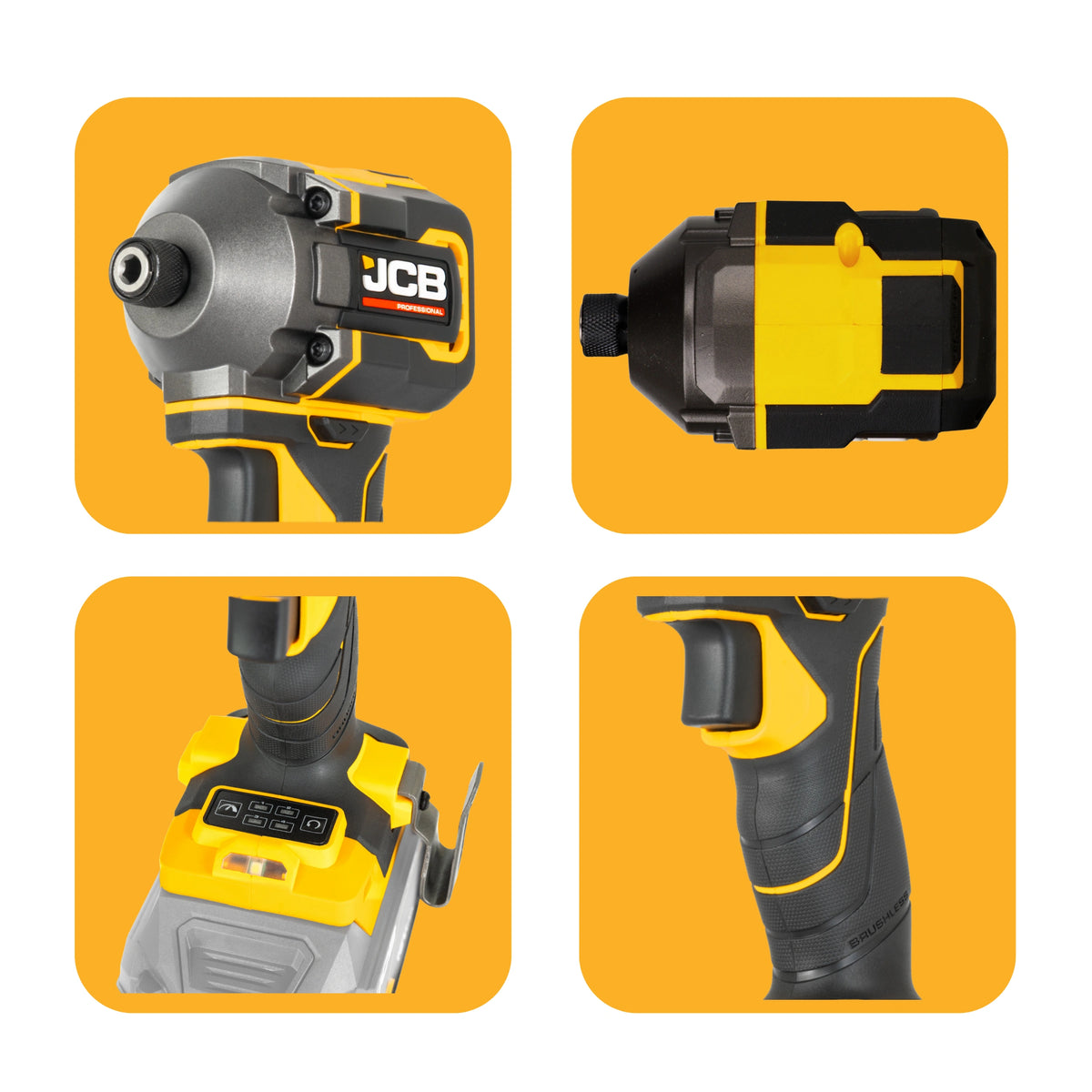 Wiertarko wkrętarki JCB 18PKIT-3 160Nm – wkrętarka udarowa, widok produktu