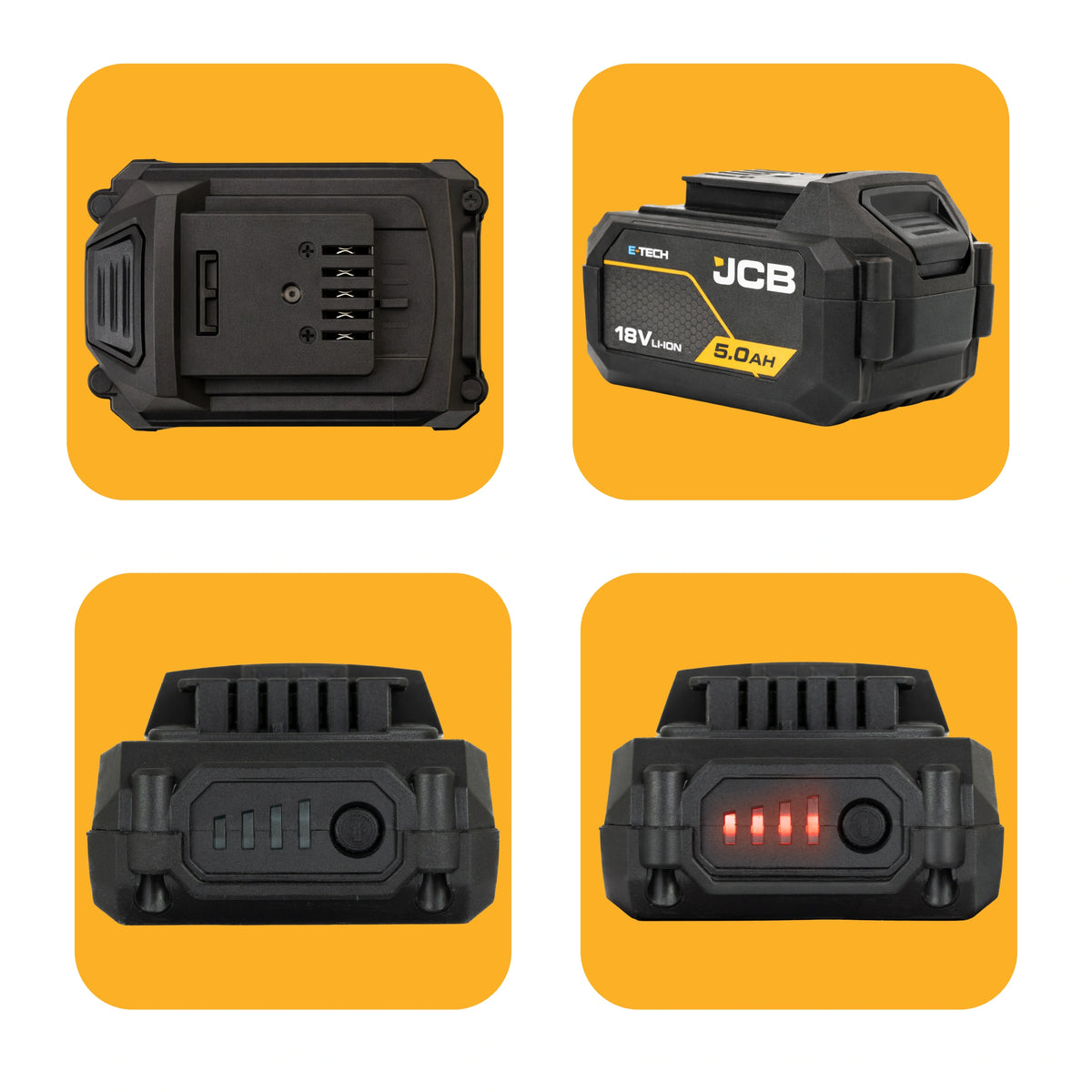 Wkrętarka udarowa JCB 18PKIT-3 160Nm – wiertarki akumulatorowe, widok produktu