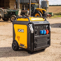 Трифазний інверторний генератор JCB Tools 11 кВт - 230/400 В, пульт
