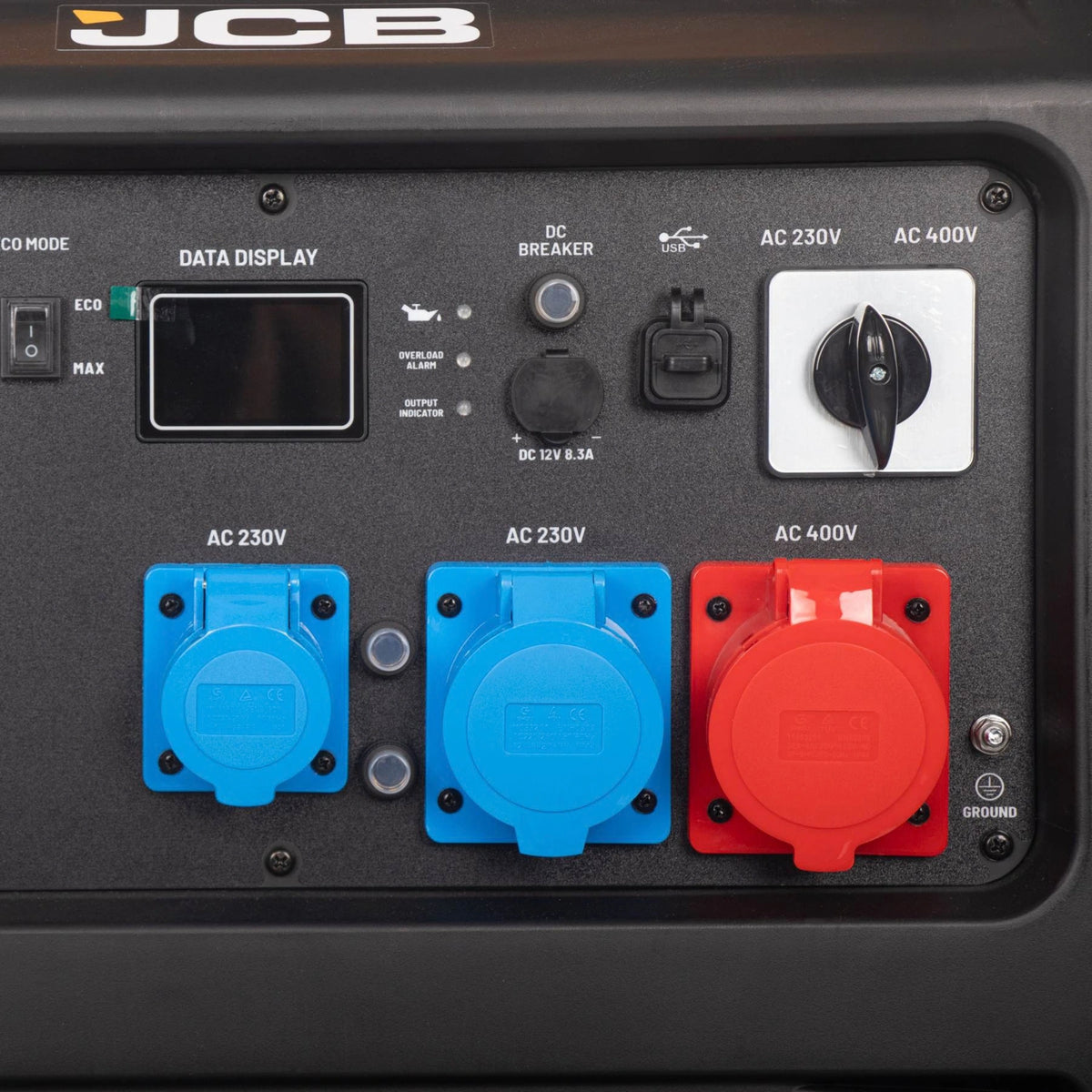 Трифазний інверторний генератор JCB Tools 11 кВт - 230/400 В, пульт