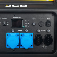 Однофазний інверторний генератор JCB Tools 11 кВт - E-Start, пульт, 4 розетки