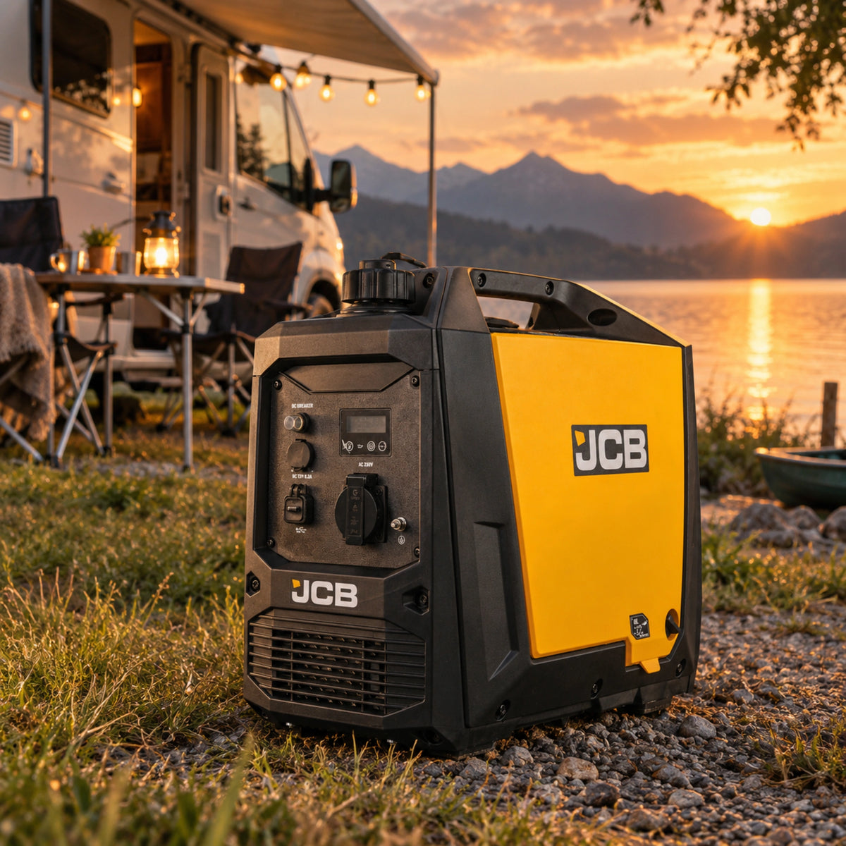 Інверторний генератор JCB Tools 2 кВт: ECO, USB, 18 кг