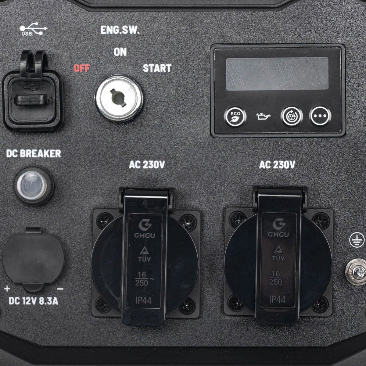 Інверторний генератор JCB Tools 3,4 кВт - E-Start, ECO, USB