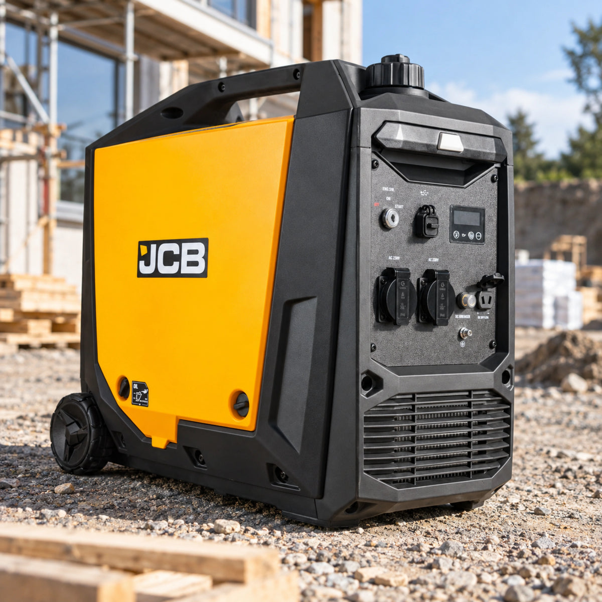 Інверторний генератор JCB Tools 4,2 кВт - E-Start, бак 9 л