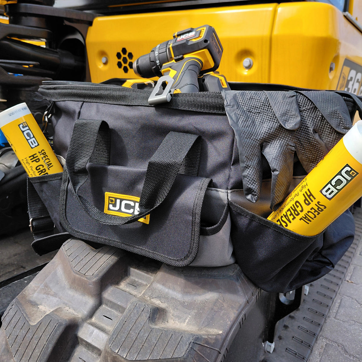 Torba na narzędzia JCB – Torba JCB, widok produktu