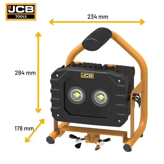 JCB Будівельна лампа XTREME-R (2000 / 4000 лм) - подовжений час роботи