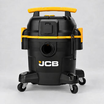 Промисловий пилосос JCB Tools 19 л для сухого та вологого прибирання 750 Вт з розеткою для електроінструменту