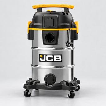 Промисловий пилосос JCB Tools 30 л для сухого та вологого прибирання 750 Вт антистатичний з розеткою для електроінструменту