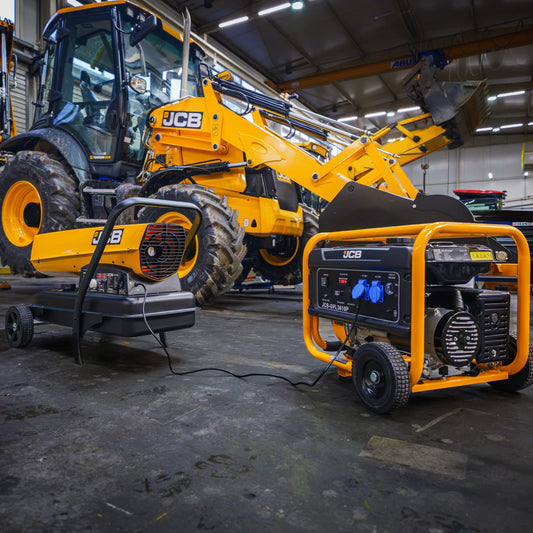 Теплова гармата на рідкому паливі JCB Tools 63 кВт з термостатом та електронним дисплеєм