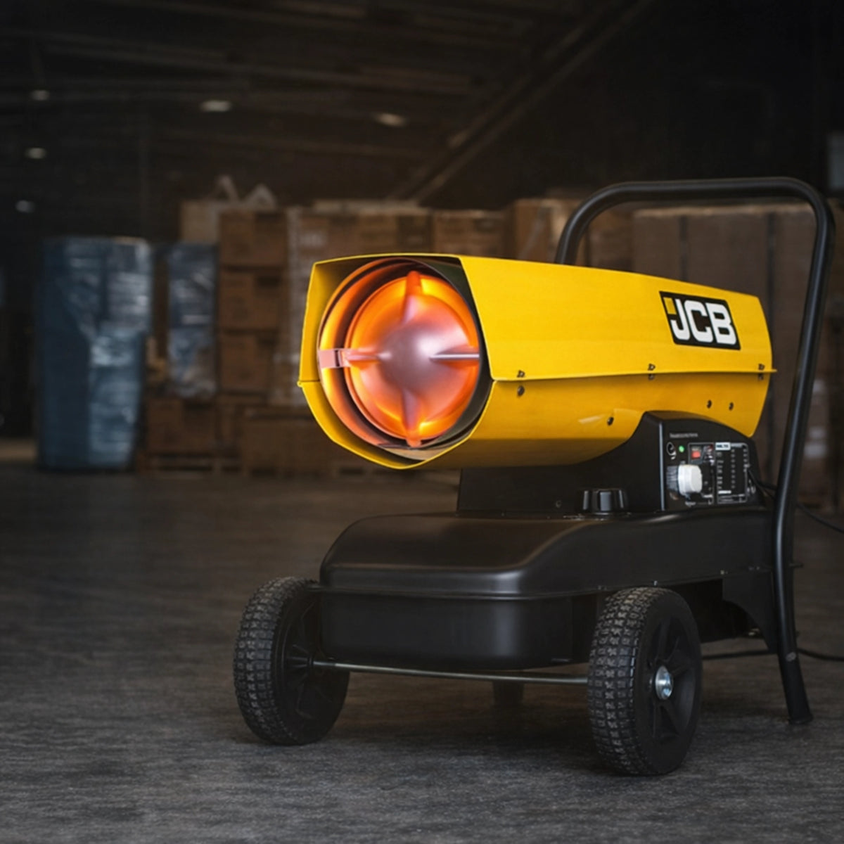 Dmuchawa olejowa JCB 20kW – dmuchawa grzewcza