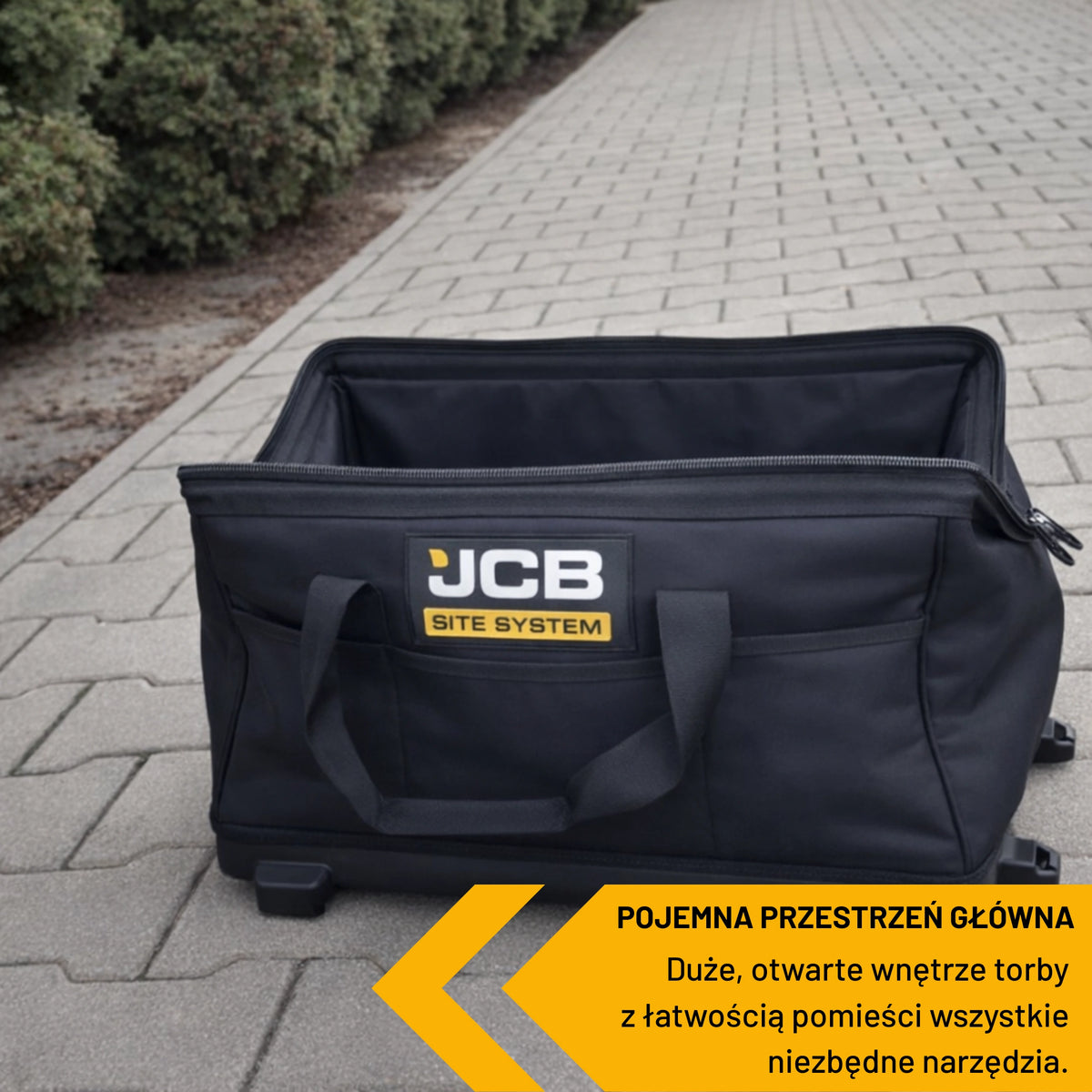 Torba narzędziowa JCB Site System - widok produktu z rączką