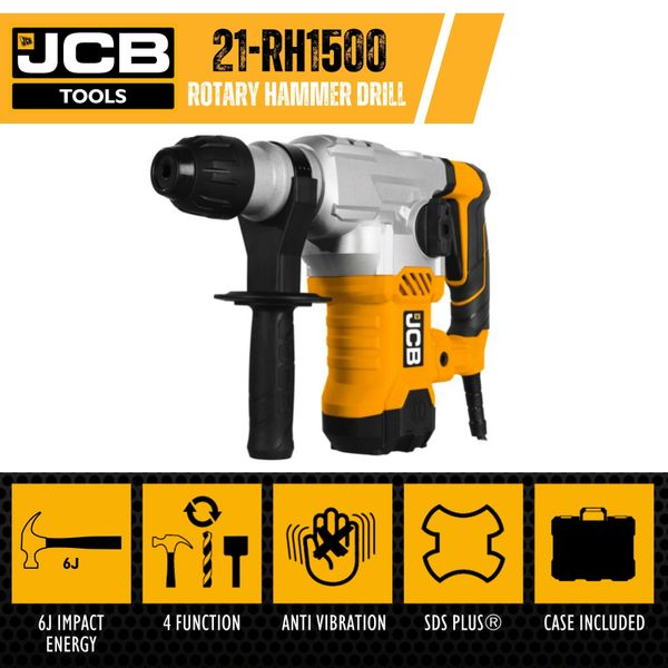 Перфоратор бочковий JCB Tools JCB-RH1500-E 57219 фото