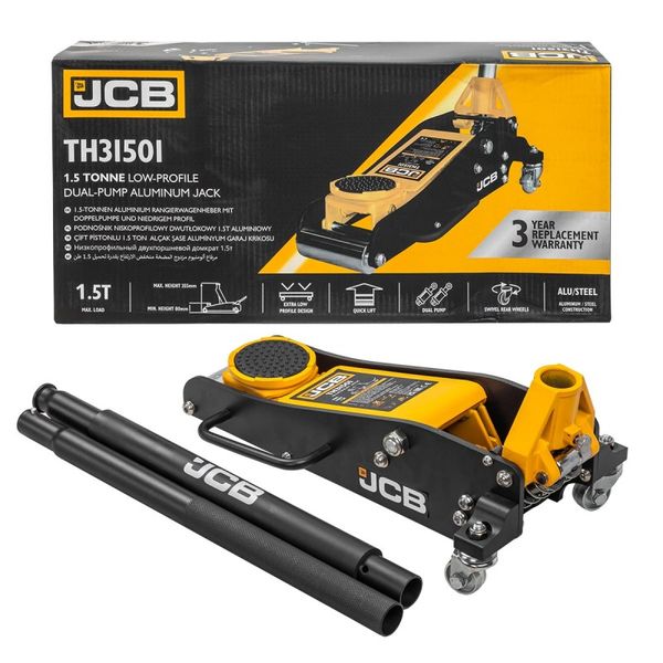 Домкрат підкатний гідравлічний JCB Tools 1,5т JCB-TH31501 56955 фото