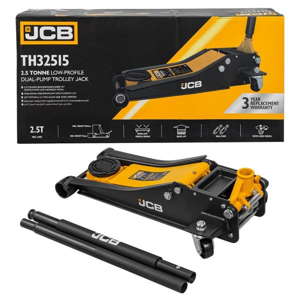 Домкрат підкатний гідравлічний JCB Tools 2,5т JCB-TH32515 56952 фото