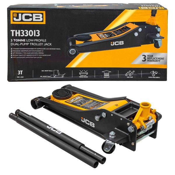 Домкрат підкатний гідравлічний JCB Tools 3т JCB-TH33013 56953 фото