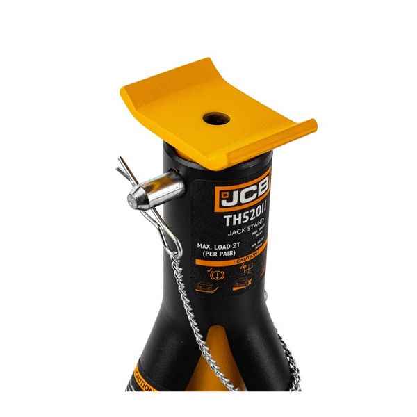 Кoмплeкт підcтaвoк під мaшину з упорною п'ятою JCB Tools 2т (2шт) JCB-TH52011 56956 фото