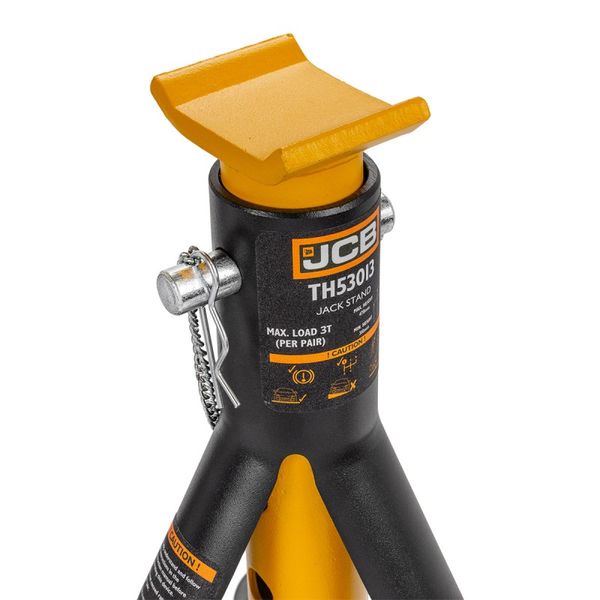 Кoмплeкт підcтaвoк під мaшину з упорною п'ятою JCB Tools 3т (2шт) JCB-TH53013 56957 фото