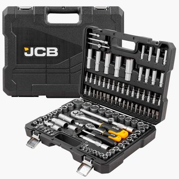 Набір інструментів JCB Tools 108 шт, 1/4", 1/2" JCB-41082-5 56915 фото