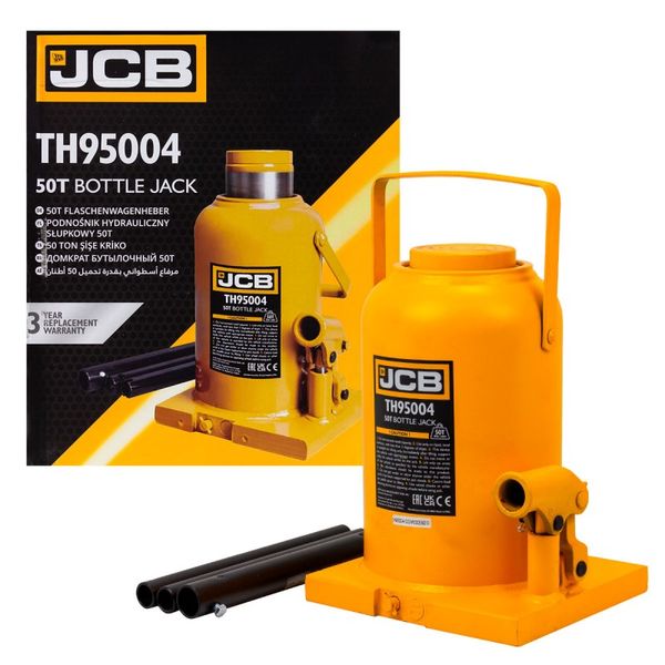 Домкрат пляшковий JCB Tools 50т JCB-TH95004 58037 фото