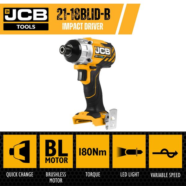 Акумуляторний гвинтоверт JCB Tools JCB-18BLID-B-E 57241 фото