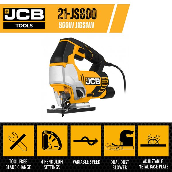 Лобзик електричний JCB Tools JCB-JS800-E 57244 фото