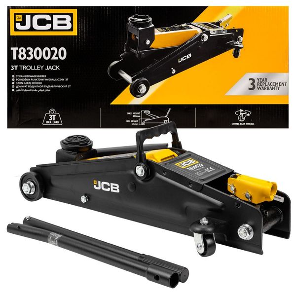 Домкрат підкатний гідравлічний JCB Tools 3т JCB-T830020 58061 фото