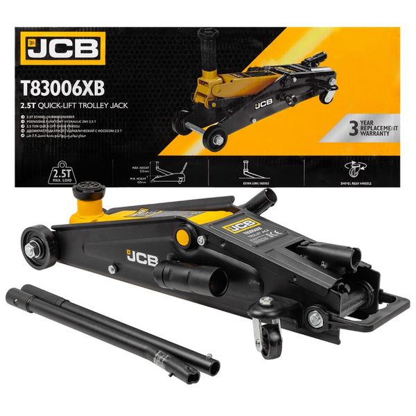 Домкрат підкатний гідравлічний JCB Tools 2,5т JCB-T83006XB 58033 фото