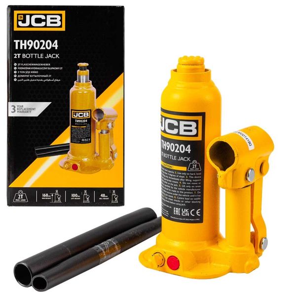 Домкрат пляшковий JCB Tools 2т JCB-TH90204 58021 фото