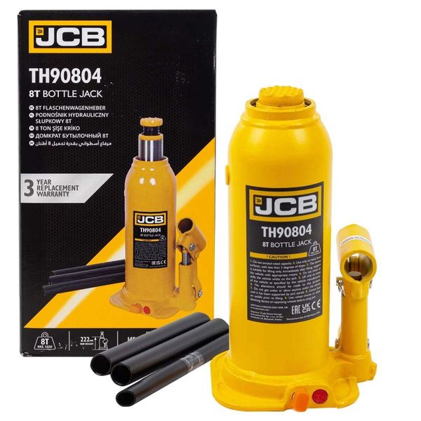 Домкрат пляшковий JCB Tools 8т JCB-TH90804 58025 фото