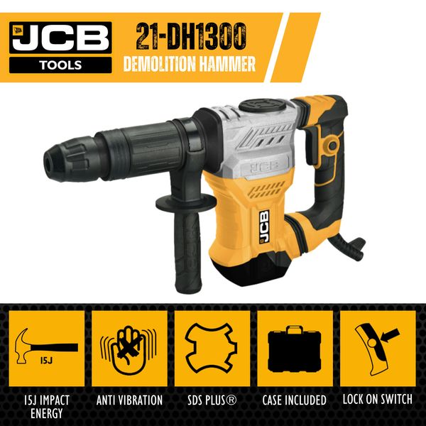 Відбійний молоток JCB Tools JCB-DH1300-E 57220 фото